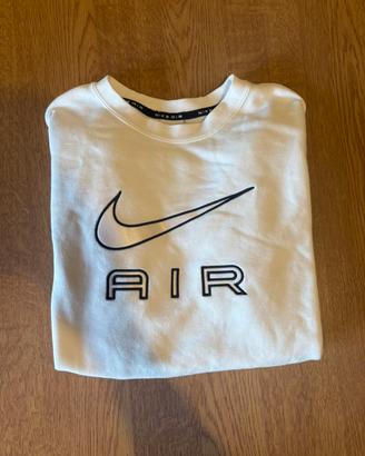 felpa nike bianca