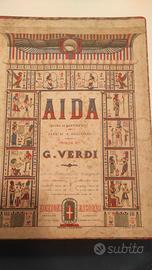 spartito AIDA originale prima versione del 1872