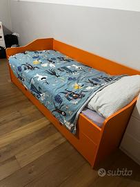 Letto singolo con letto aggiuntivo