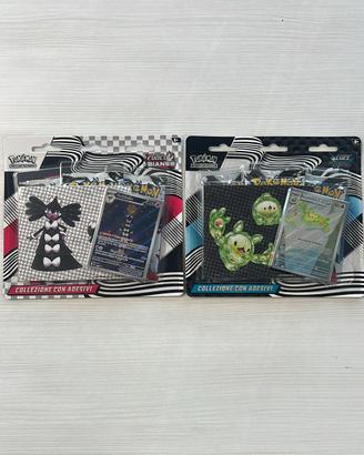 Pokemon Collezione Adesivi Fuoco Bianco/Luce Nera