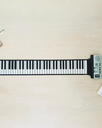 Tastiera da pianoforte pieghevole 