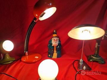 varie vintage Lampade da tavolo ecc