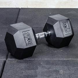 Set manubri esagonali 2,5-25kg 
