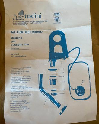 Meccanismo di scarico per cassetta alta