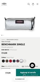 Astuccio eastpak argento