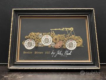 Quadretto Bentley Blower 1927 Steampunk Orologeria