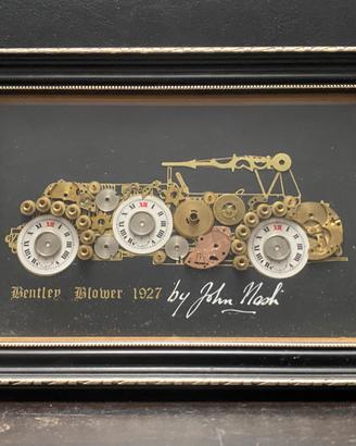Quadretto Bentley Blower 1927 Steampunk Orologeria