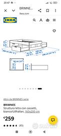Letto matrimoniale Ikea 