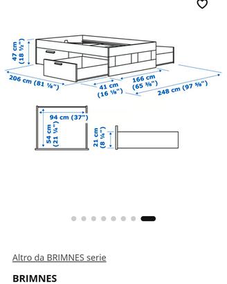 Letto matrimoniale Ikea 