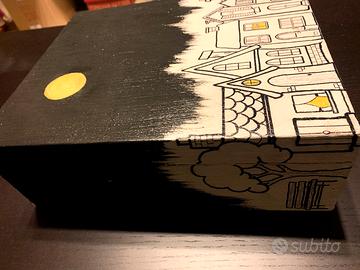 mobiletto portachiavi legno