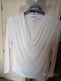 Camicia  elegante, mista seta. Taglia unica