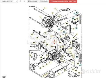-3GM141071700 GRUPPO VALVOLA SPILLO-XTZ750-FZR1000