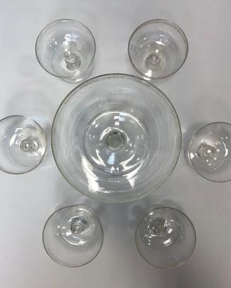 Set in cristallo inciso macedonia/gelato - Leggere