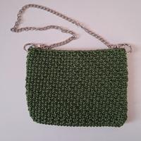 borsa fatta a mano pochette uncinetto