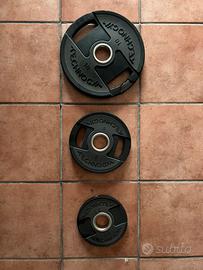 Dischi in poliuretano Technogym da 10 - 5 - 2,5 kg