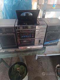 Stereo Boombox Philips Vintage - Da Revisionare
