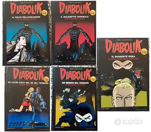 5 volumi extra serie Diabolik copertina cartone