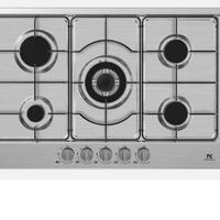 PIANO COTTURA 5 FUOCHI ACCIAIO INOX