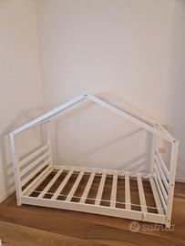 Letto Montessori con doghe 80×160 con materasso