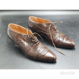 SCARPE DONNA EMPORIO ARMANI MARRONI PITTONE