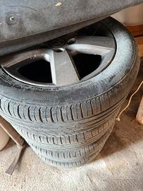 Cerchi in lega golf appena gommati