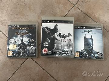Batman Trilogio PS3 - Arkham Asylum, City, Origins