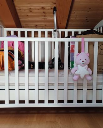 letto culla in legno