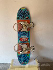 Tavola Snowboard Burton con attacchi per bambini