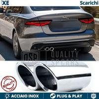 Coppia TERMINALI di Scarico per JAGUAR XE Cromati