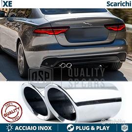 Coppia TERMINALI di Scarico per JAGUAR XE Cromati