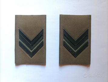 Coppia gradi Caporale Esercito anni '90