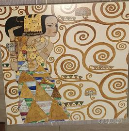 Quadro in legno 60*60 il bacio di Klimt