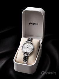 Orologio Lorus donna argenti elegante con scatola