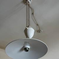 Lampadario saliscendi ceramica