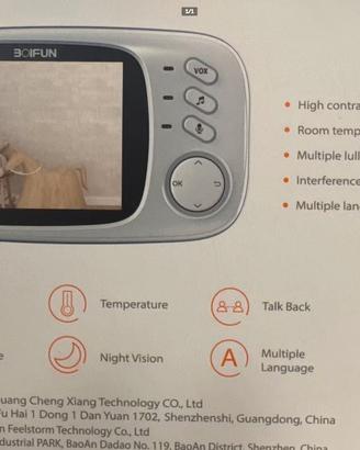 Video Monitor VB603 - Boifun - trattabile