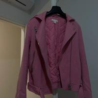 Giacca da donna H&M – colore rosa, stile biker