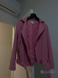 Giacca da donna H&M – colore rosa, stile biker