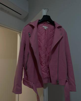 Giacca da donna H&M – colore rosa, stile biker