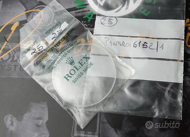 Rolex Panerai ricambi plexy originali d'epoca