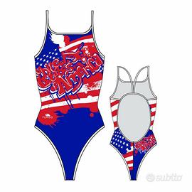 Costume Turbo Donna S USA Flag