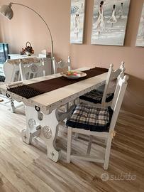 Set soggiorno stile invecchiato