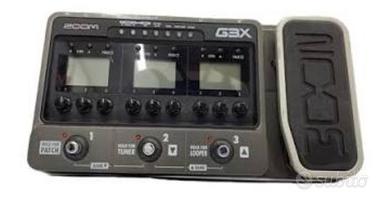 zoom g3x, pedaliera multieffetto per chitarra