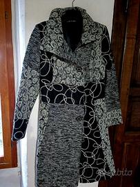 Cappotto bianco nero Daystar