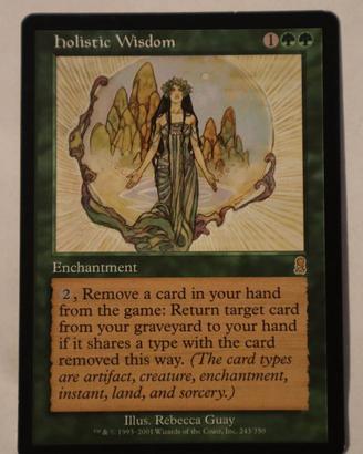  MTG MAGIC - 1x HOLISTIC WISDOM - SAGGEZZA OLISTIC