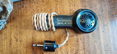 microfono surplus militare  NC3  a carbone 