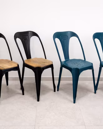 Set 4 sedie stile industriale Maison du Monde
