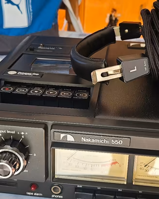 Nakamichi 550 con cuffie