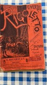 Libretti opera anni 1893 - 1932