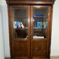 Libreria in legno stile francese del 1800