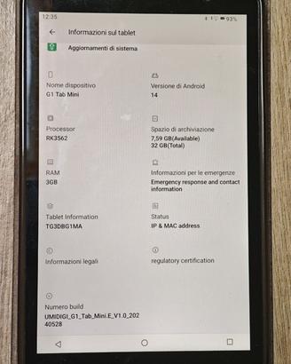 UMIDIGI G1 Tab Mini